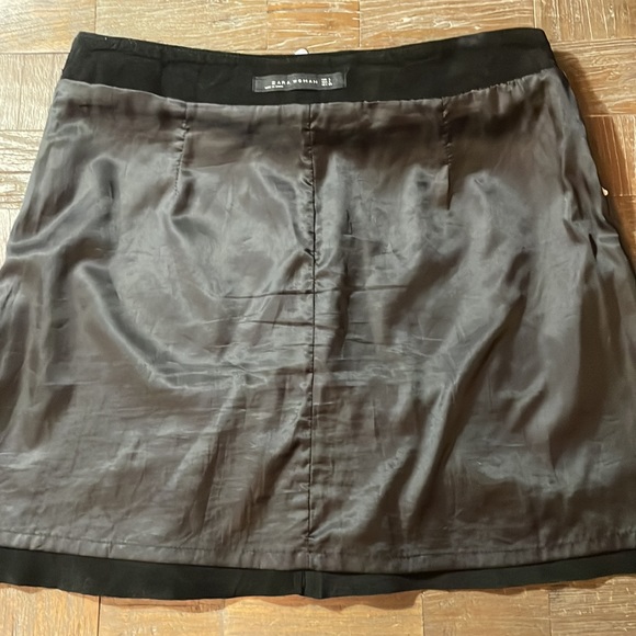 Zara Mod Suede Belted A Line Mini Skirt🖤 - Picture 11 of 11